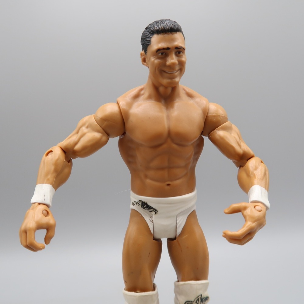 2011 WWE Alberto Del Rio Action‎ Figure Wrestling Toy Mattel WWF White Gold